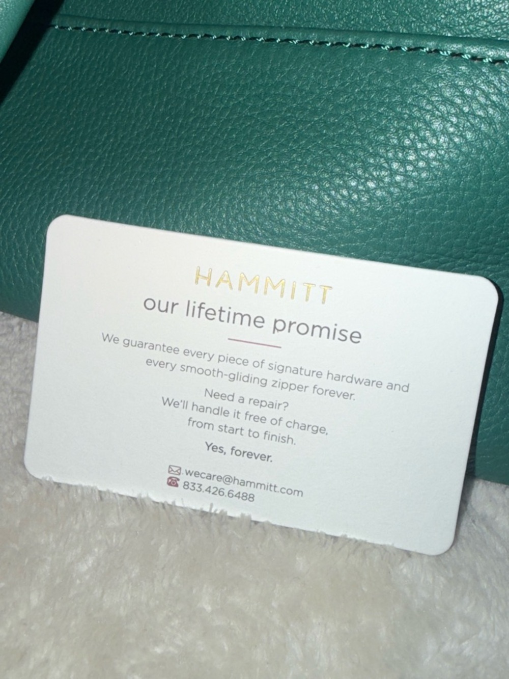 NWOT Hammitt Verdant Green Pebbled Leather Large Andersen Shoulder Tote Bag 2022 - Picture 4 of 17